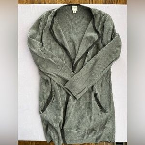 J. Crew Factory Herringbone Sweater / Jacket (Size M)